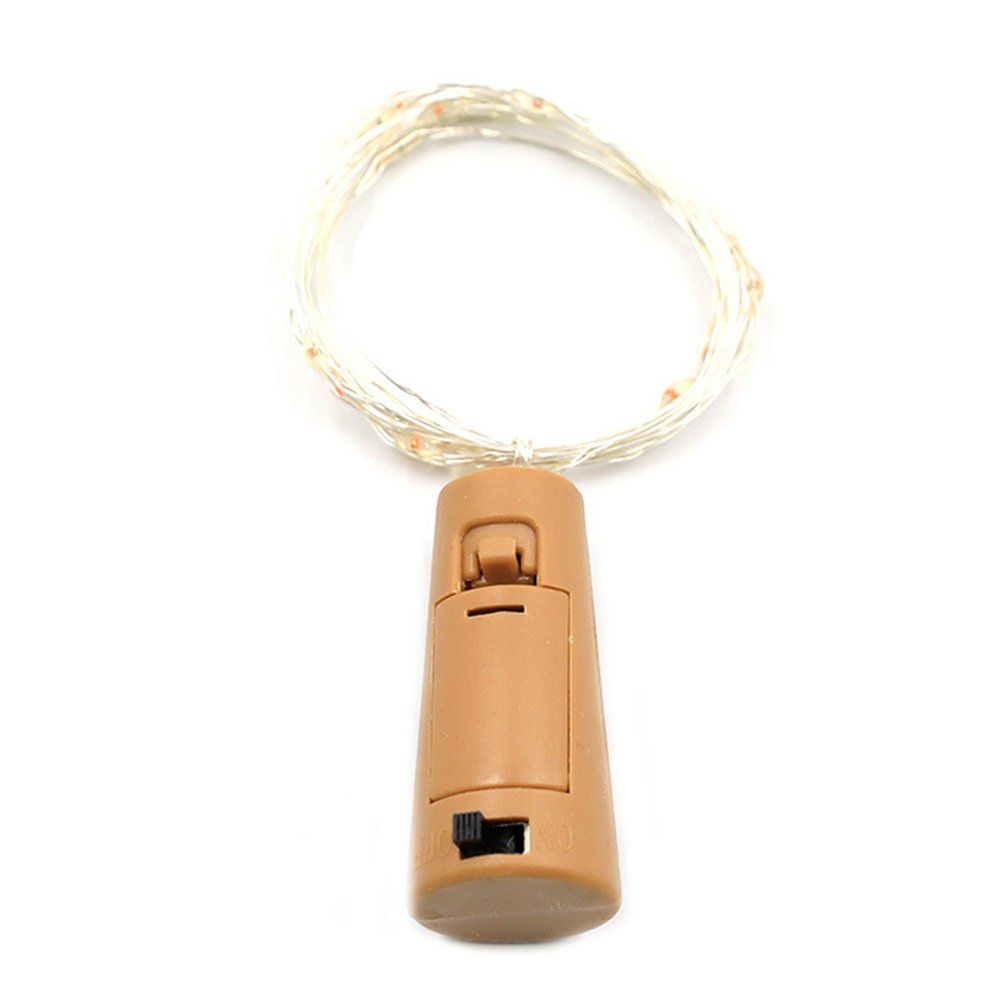 Solar Cork dark Bottle Stopper Copper Wire String LED Lights For Party Holiday