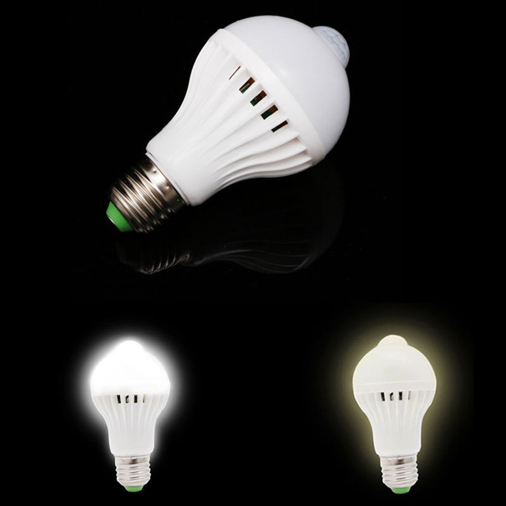 5W/7W/9W LED PIR Motion Sensor Auto Lamp Bulb Infrared Energy Saving Light