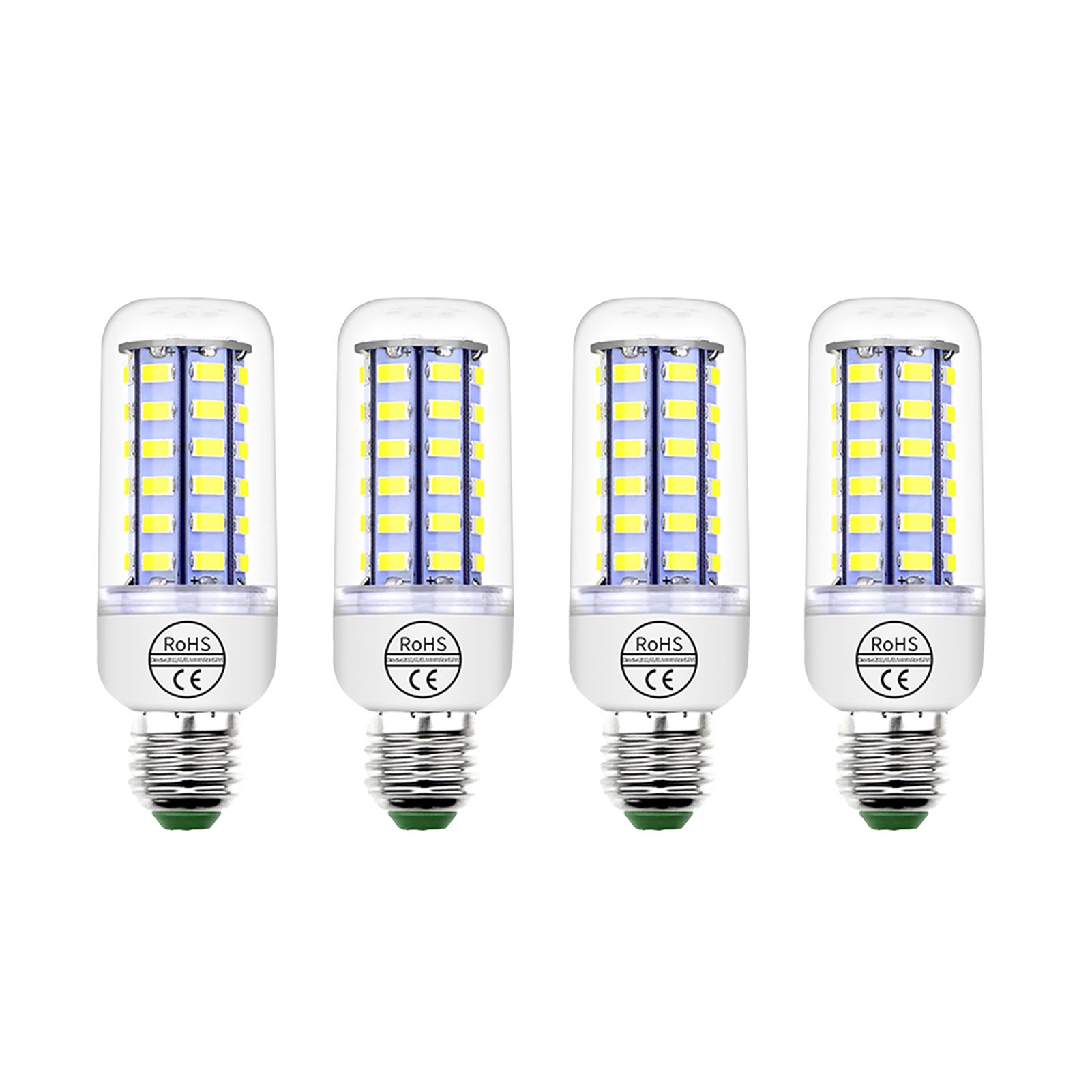 4Pcs 5730 LED Bombillas Non-Dimmable 36 Lamp Beads Anti-corrosive E27 High Bright Corn Light Bulb for Indoor