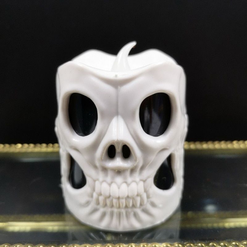 Halloween Pumpkin Lantern Decoration Props Led Electronic Candle Light Party Supplies Glowing Night Light Wind Lantern