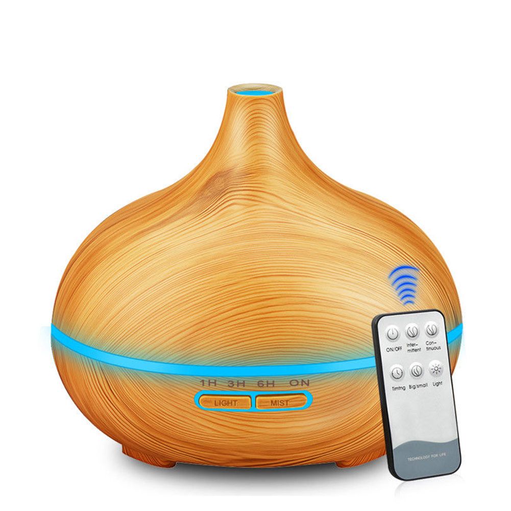 Yfashion Fashion Wood ain Aroma  Diffuser sonic Air Humidifier Colourful Night Light e Decoration