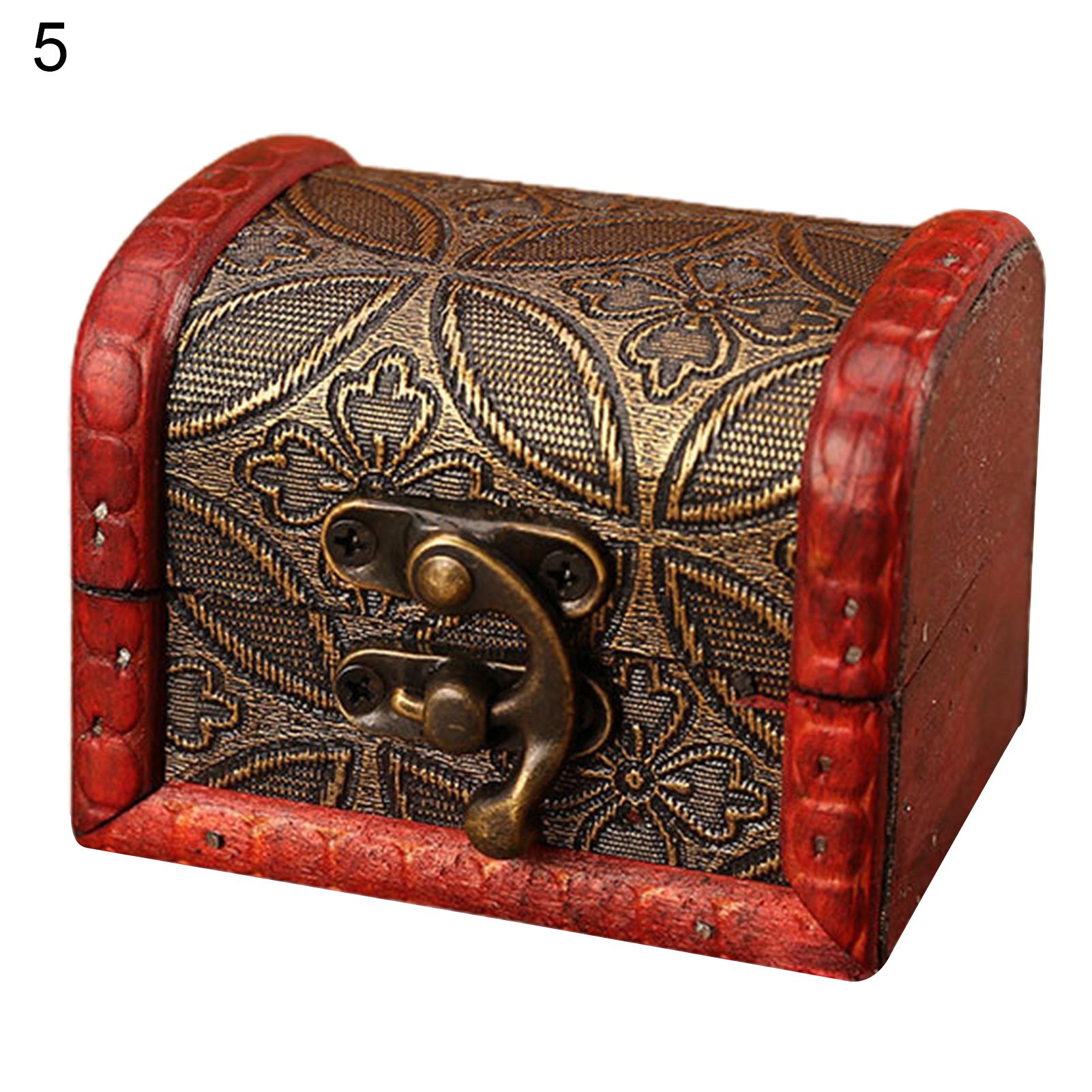 Storage Container Vintage Beautiful Printing Patterns Jewelry Container