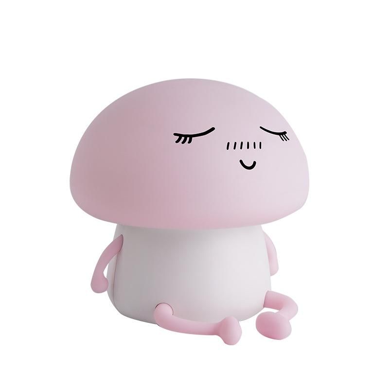 Lamps DecBest USB LED Silicone Soft Cute Night Light Lamp Baby Children Bedroom Bedside Lamp Home Decor