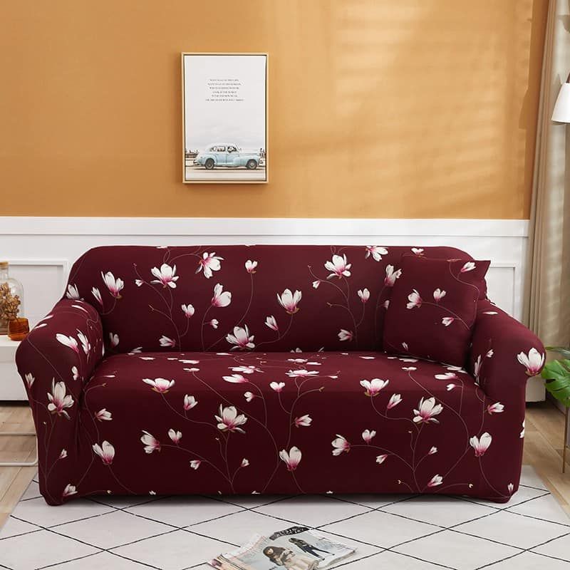 Stitch & 3D Print Sofa Cover (2+2+1)  With Free Cushion Cover