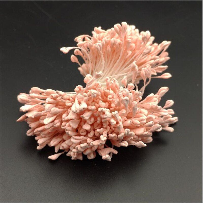 100pcs Artificial Flowers Stamen Happy Birthday Party Decorations Kids Baby Shower Wedding Decoration Flores Artificiale Decor