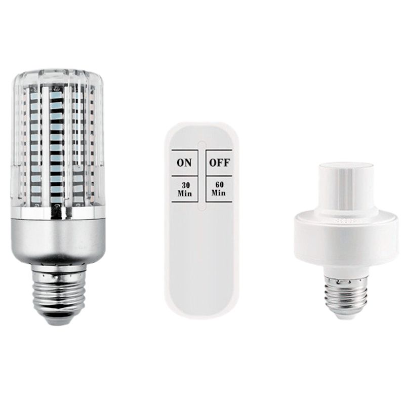 UVC Ultraviolet Disinfection Lamp 40W Corn Light Bulb LED Germicidal Lamp Remote Comtrol Timer Sterilizers