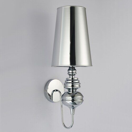 Modern Wall Lamps Glod//Black/White Cloth shade Wall Sconce Living Room Foyer Bedroom Beside Lamp Hotel Wall Lights