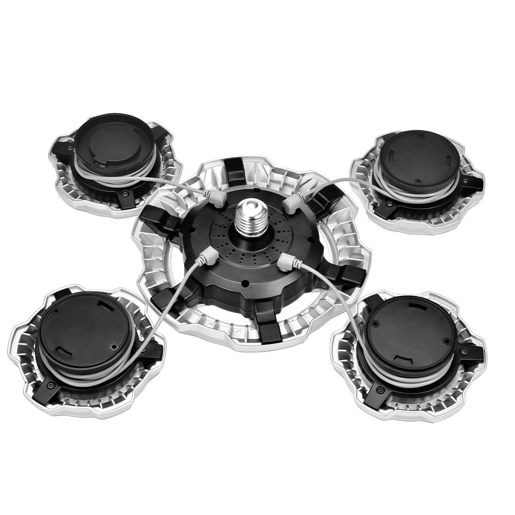 120W 5 Head 12000LM E26/E27 Bright LED Light Garage Warehouse Office House Lamp