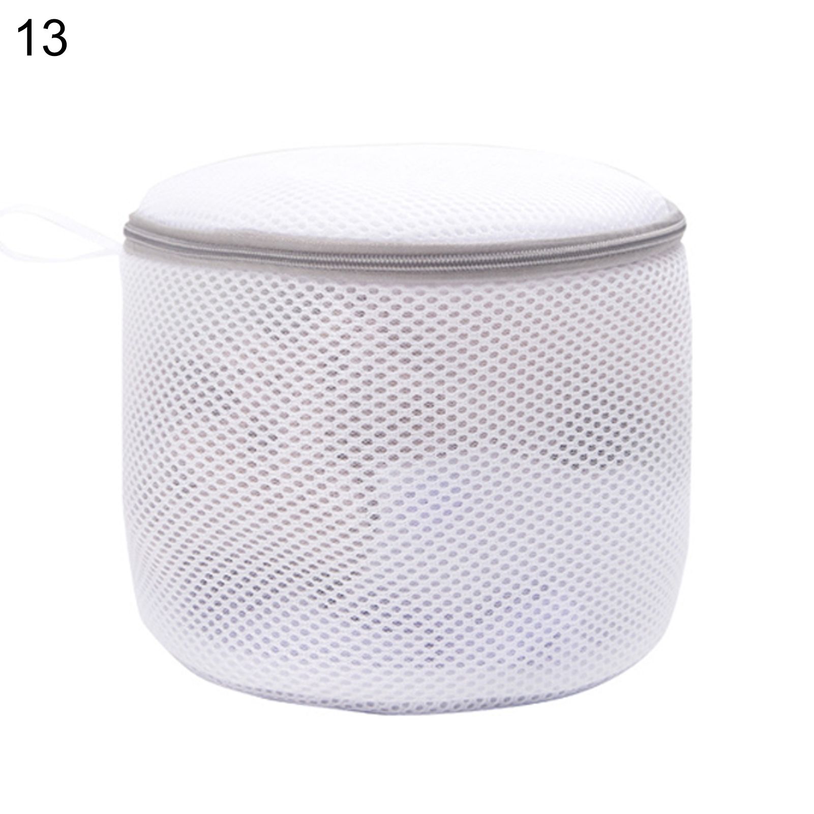 Laundry Bag Eco-friendly Grid Design Polyester Clothes Washing Mesh Bag for Home