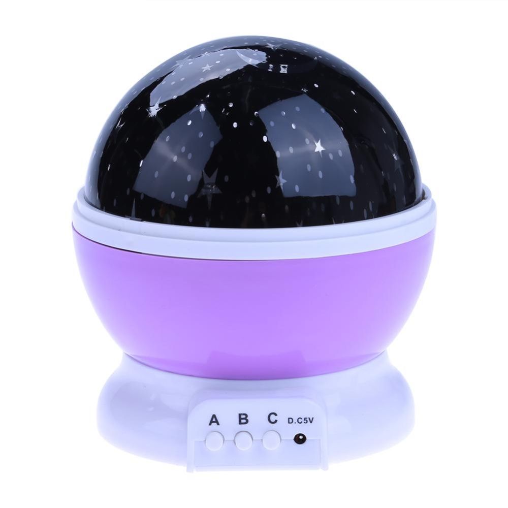 USB Rotating Projector Starry Night Lamp Projection LED Lights Xmas Room Decorative Accessories