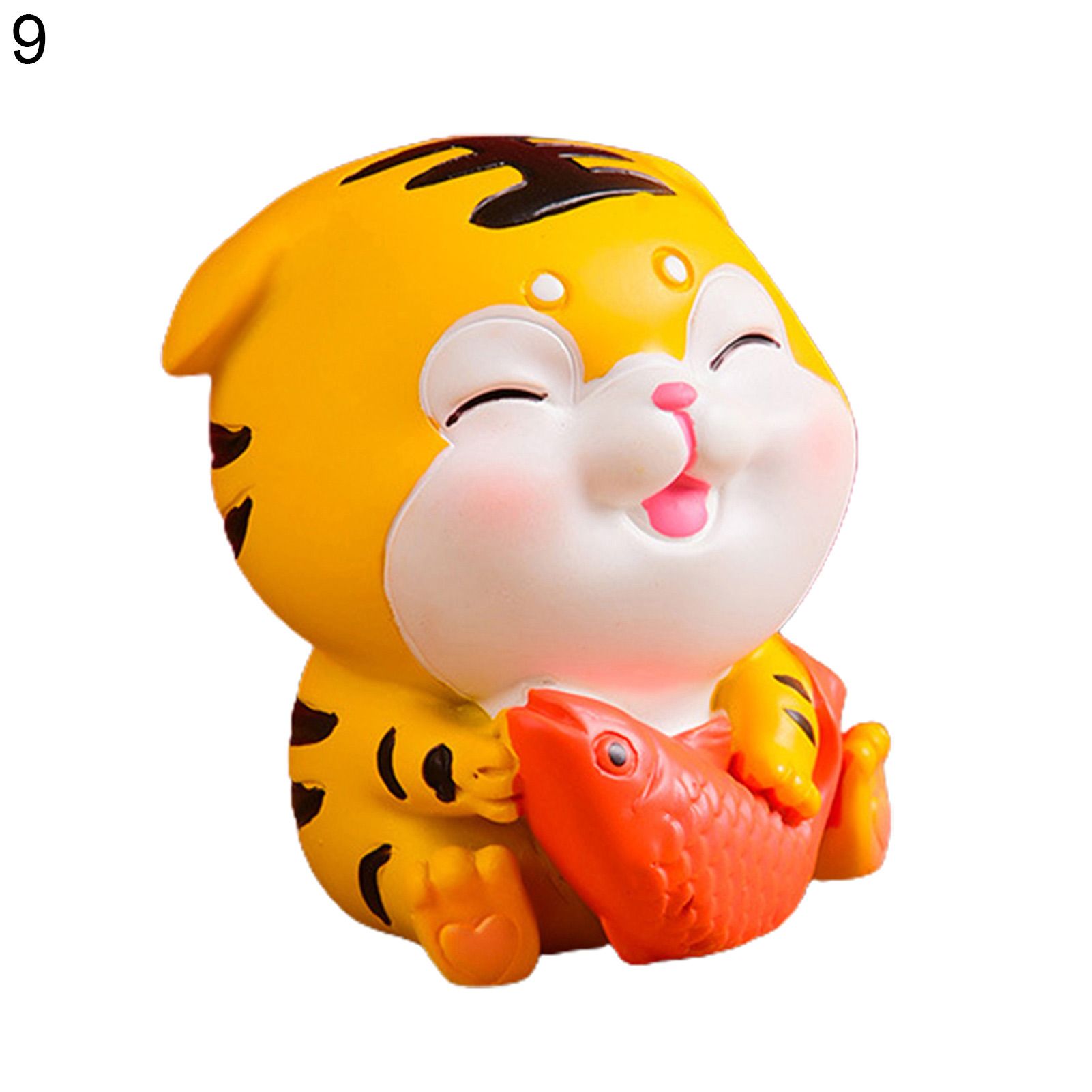 Resin Figurine Realistic Delicate Adorable Tiger Miniature