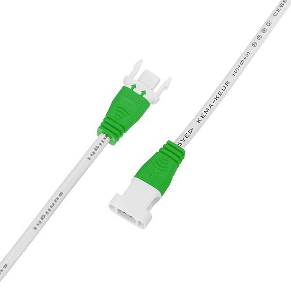 Led Strip Connector 2 Pin Wire for Male/Female Led Lamps Driver Cable Orange/Green/Grey Color