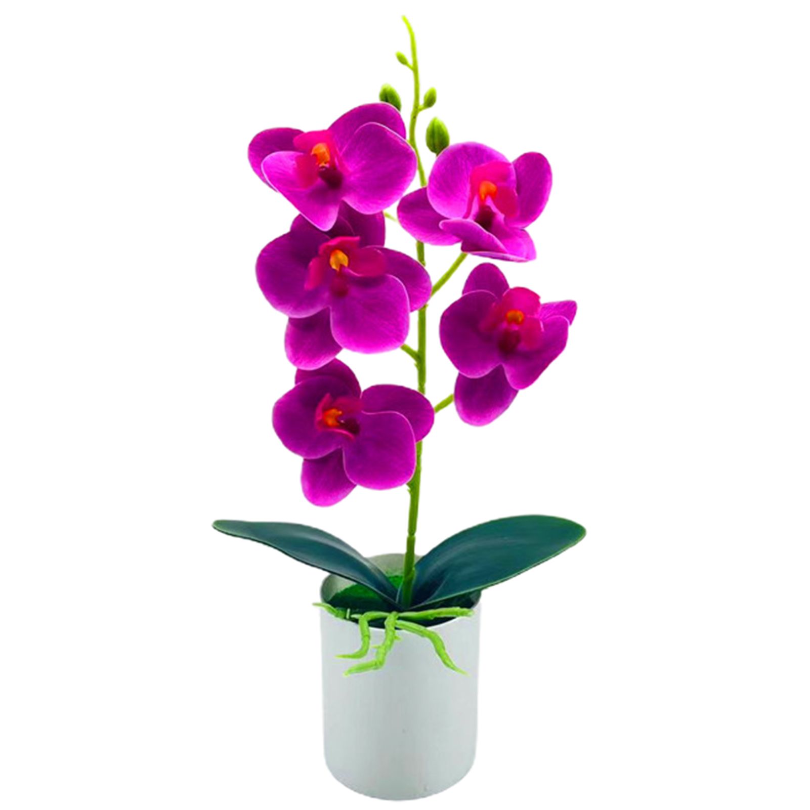 Faux Bonsai No Watering Romantic Beautiful Fake Orchid Flowers