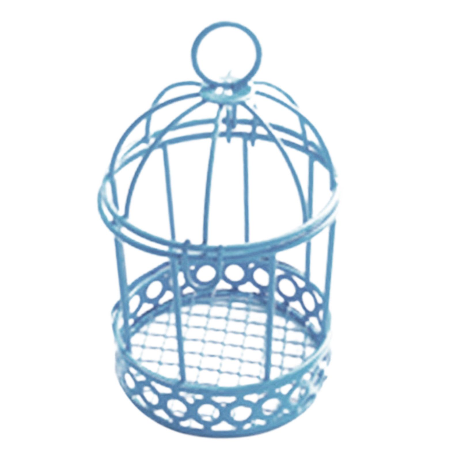 Bird Cage Ornament Water Resistant Wedding Garden Decor Candle Box