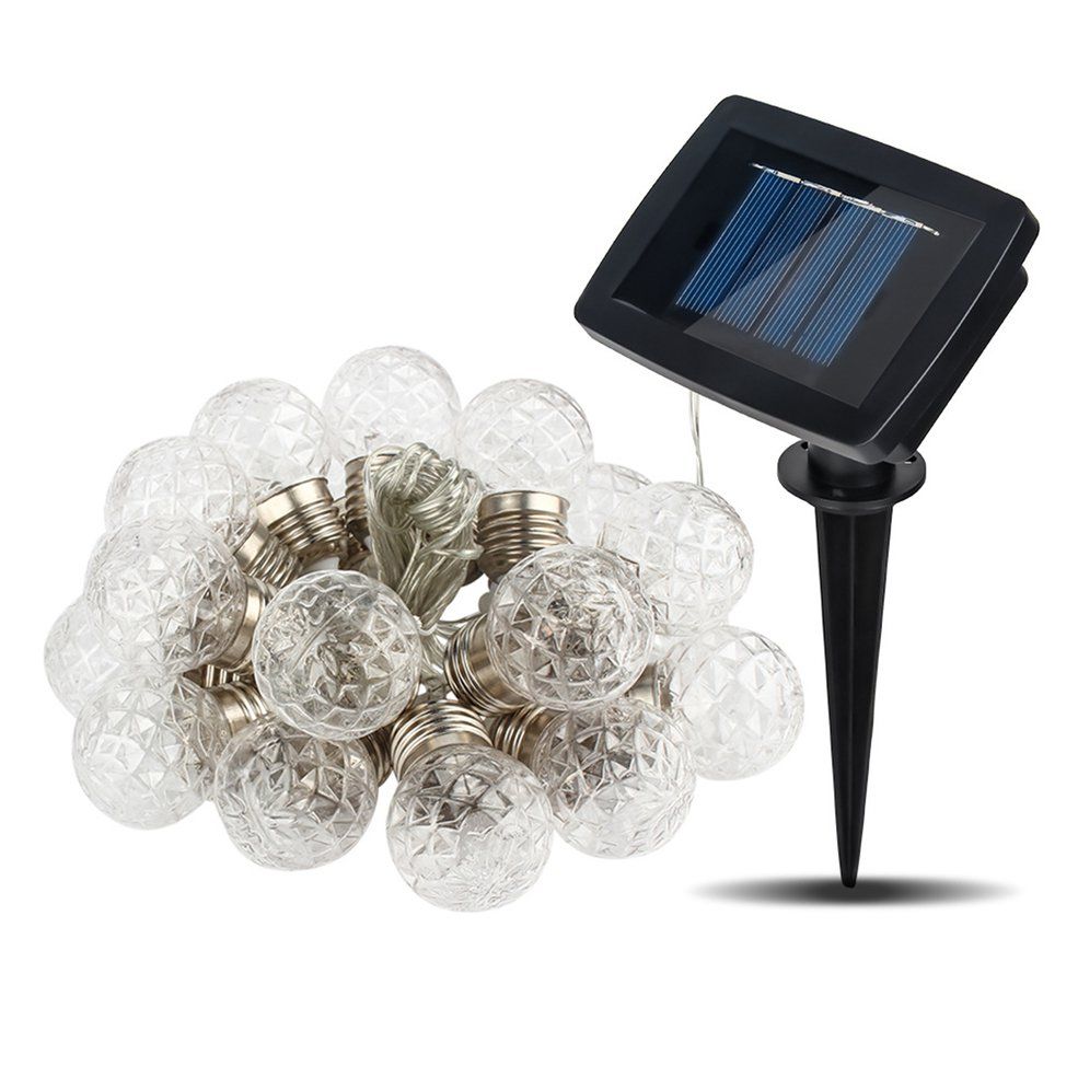 MA L113-USB USB Remote Control Pineapple Bulb Lamp String 6M 20 LED Warm White-Warm White