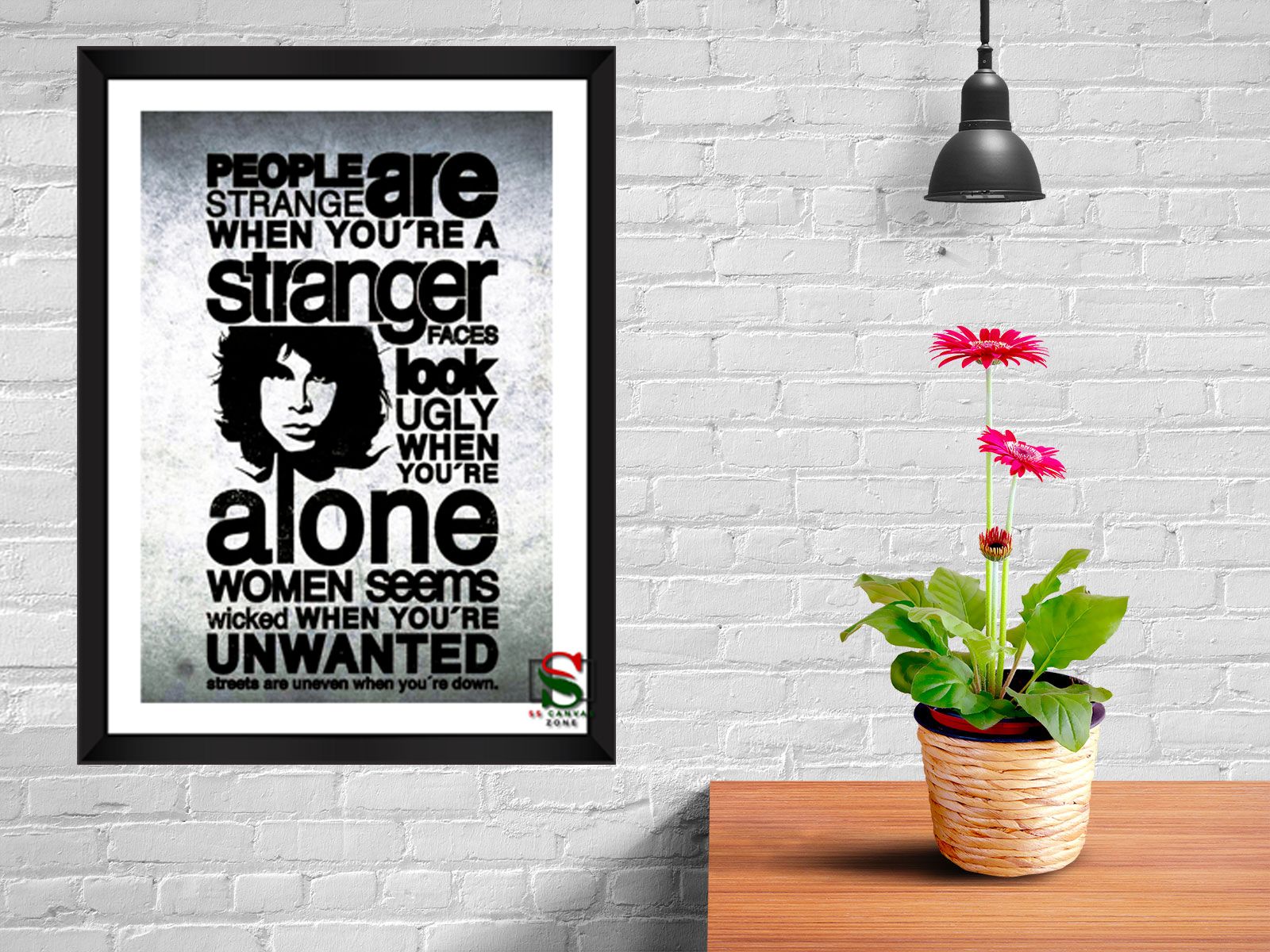 Wall Frame Picture Frame Canvas for Home Decor Photo Frame with Quotes Frame