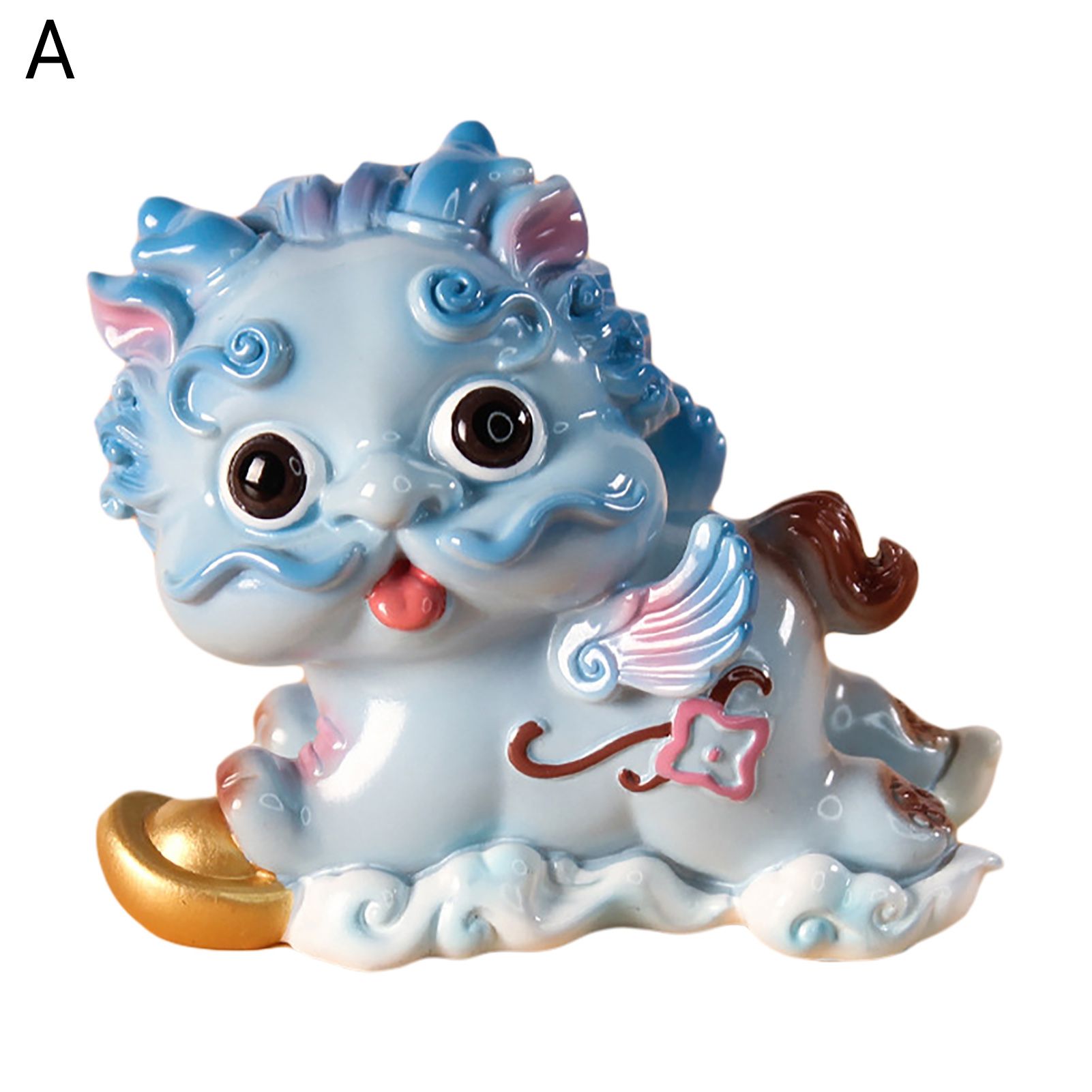 Pixiu Figurine Shock-proof Chinese Mythical Beast Qi Lin Decoration Ornament