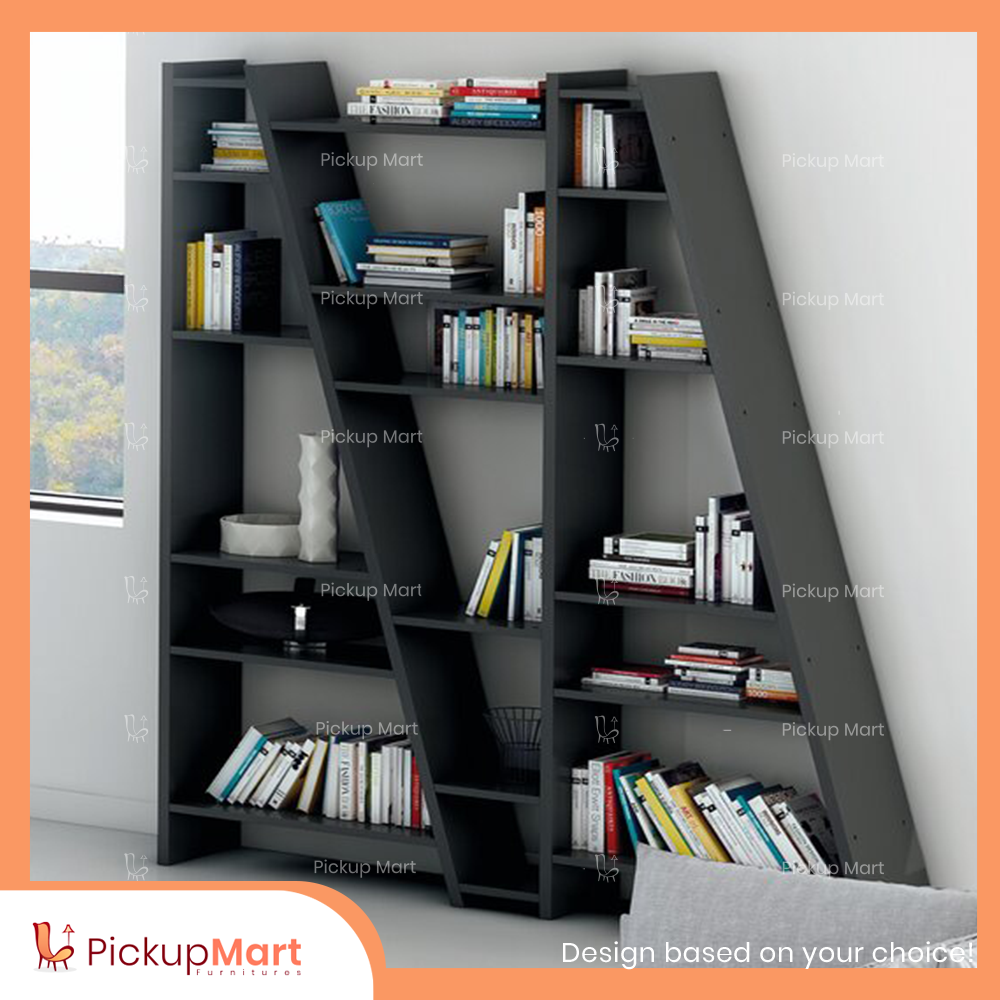 Laminated Board Book Shelf | Showpiece Rack | Living Room furniture | BS - 25