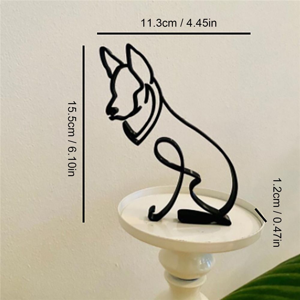 Art Sculpture Simple Metal Abstract Art Sculpture Decoration Home Decor Table Wall Decoration