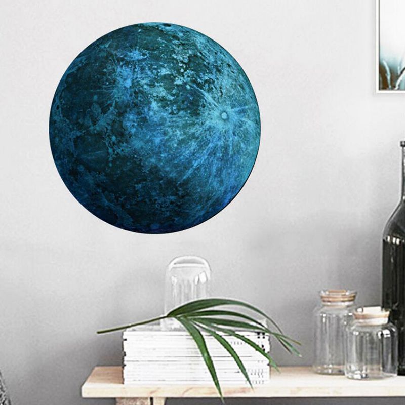 Lighting Wall Stickers Wallpaper Creative DIY 9 Planet Solar System Gift for Children Room Planet Stickers hot sell