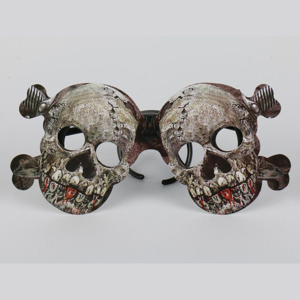 TE Halloween skull glasses
