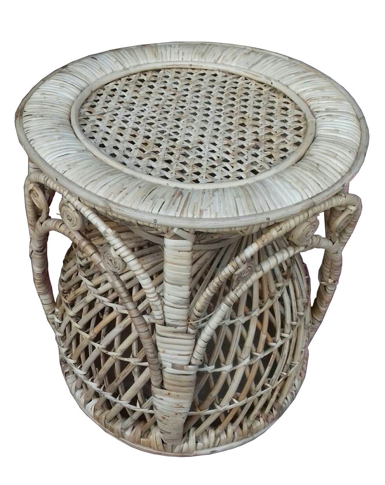 Cane made king MURA -Only Cane  Made Large Round  Mura- বেতের তৈরী  বড় সাইজ গোল সিংহাসন  মোড়া