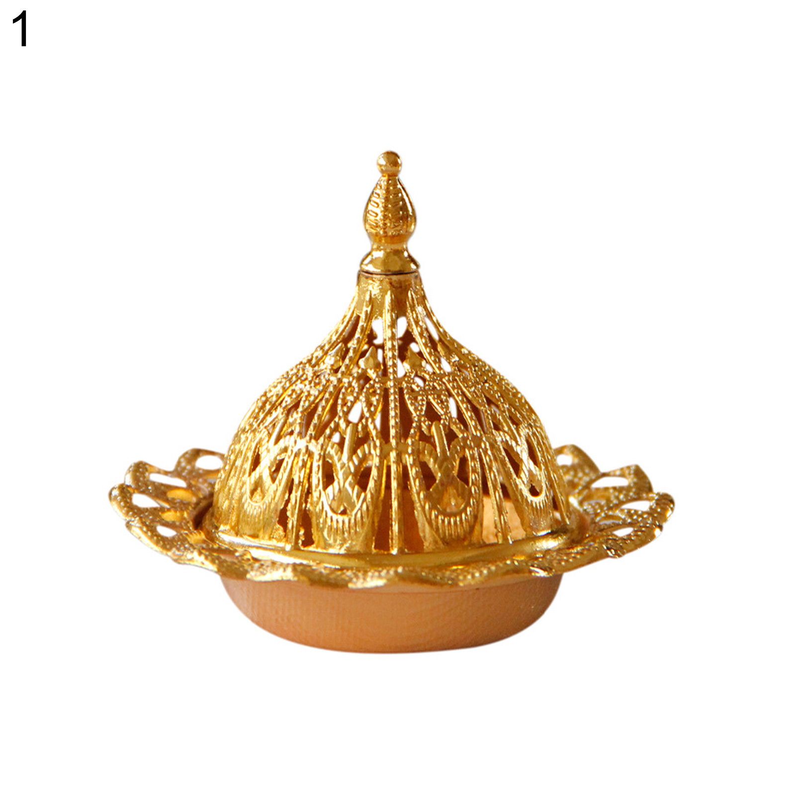 Exquisite Incense Burners Detachable Metal Stylish Stand Incense Holder for Home