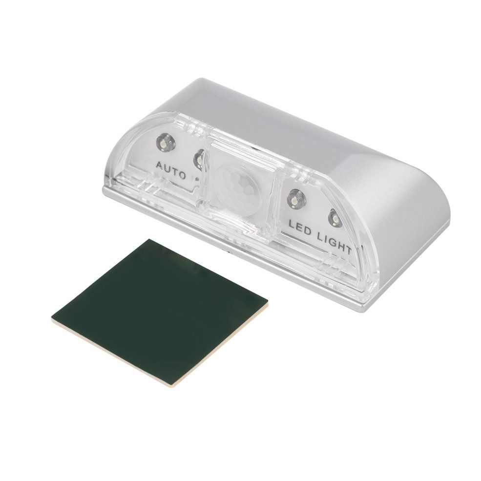 HA  4LED IR Sensor Light Auto PIR Infrared Wireless Keyhole Motion Detection