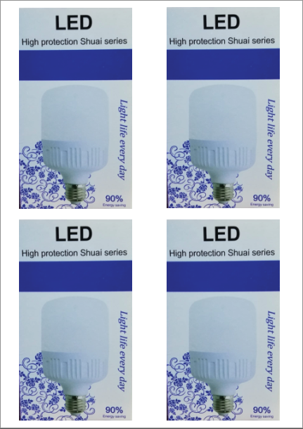 Pack Of four - Base E-27 Shape Led Bulb 30w Light Factory Smd Lamp Daylight (White)