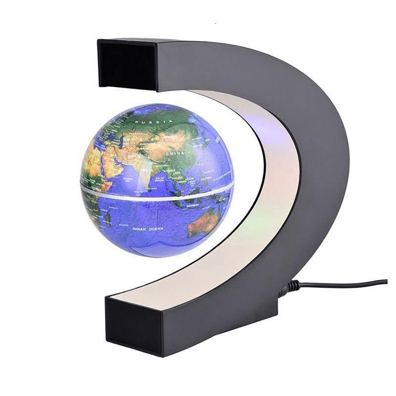 Floating Magnetic Levitation  LED World Map Electronic Antigravity Lamp Novelty Ball Light Home Decoration Birthday Gifts