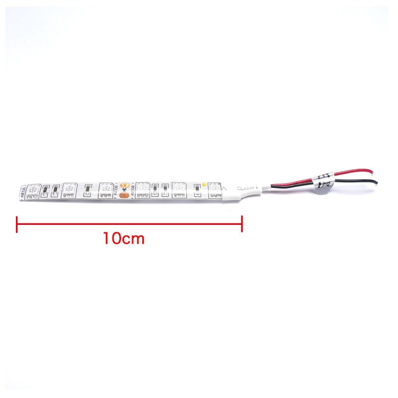 4X 10Cm Waterproof Warm White 5050 Led Strip Lights Dc 12V Boat Car