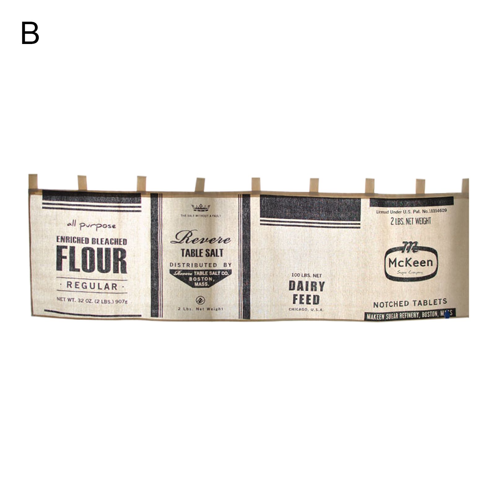 Exquisite Short Curtain Wear Resistant Fabric Retro Farmhouse Kitchen Valances for Home