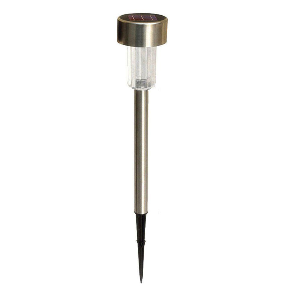 Stainless Steel Solar Small Tube Light Promotional Solar Lawn Light Decoration-colorful 4.5*4.5*29.5cm
