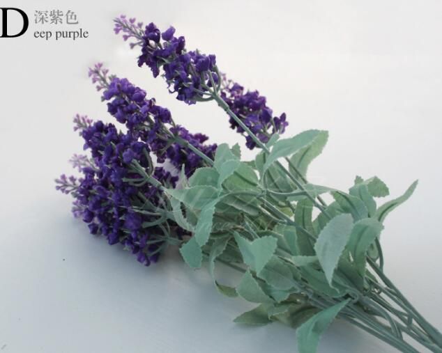 10 Head 1Bouquet Pretty Charming Mini lavender Artificial Silk Flower Bride Bridal Decal Home Wedding Decoration
