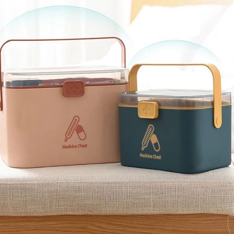 Portable First Aid Kit Plastic Multi-Functional Cabinet Family Emergency Kit Box hot sell