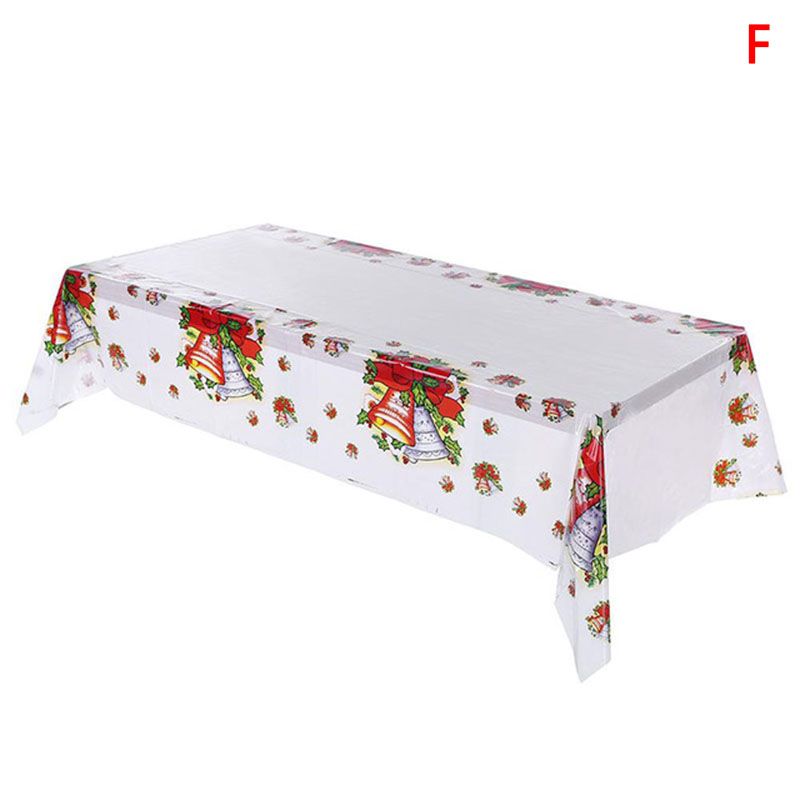 New Year Christmas Tablecloth Kitchen Dining Table Decorations Table Cover