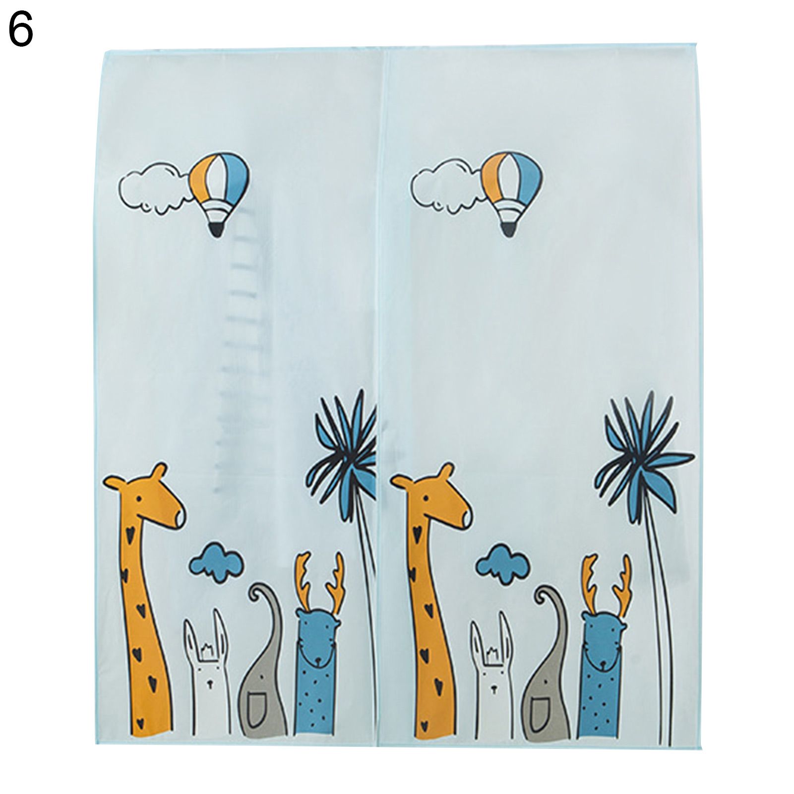 Hanging Suit Cover Colorful Household PEVA Printed Clothes Dust Cover for Cabinet