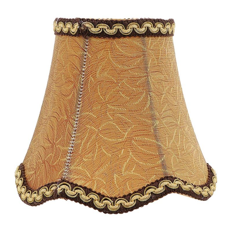 Chandelier Lamp Shades Fabric Cloth Clip on Light Shades Lamp Cover Drum Shade Lampshade Bulb Cover for Floor Lamp 13cm