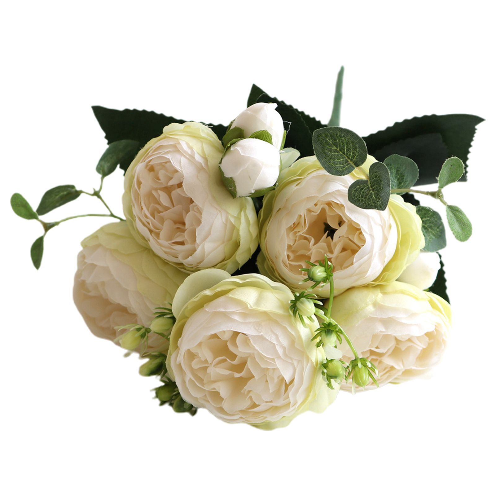 Fake Flower Waterproof Looking Artificial Peony Flower