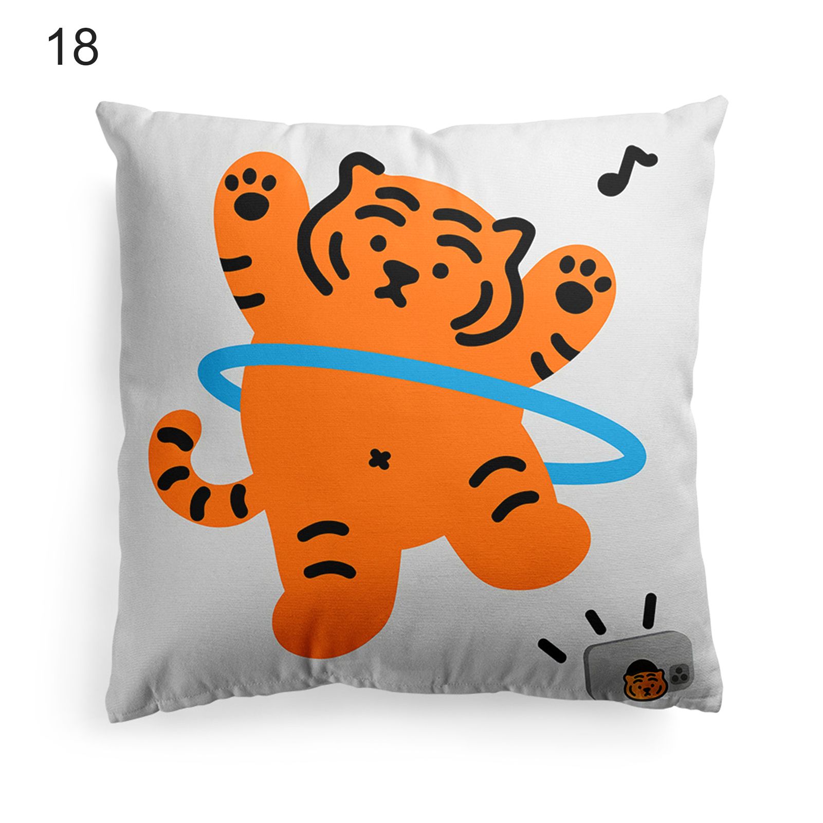 low Cushion Cover Eye-catching Decorative New Year lowslip lowcase
