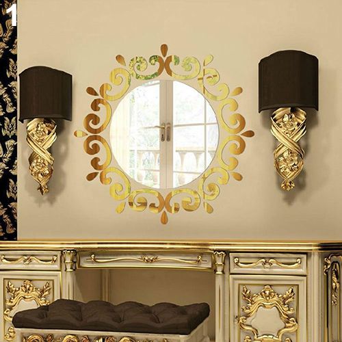 Modern 3D Mirror Effect Wall Sticker Art Decal DIY Home Office Decoration Gift