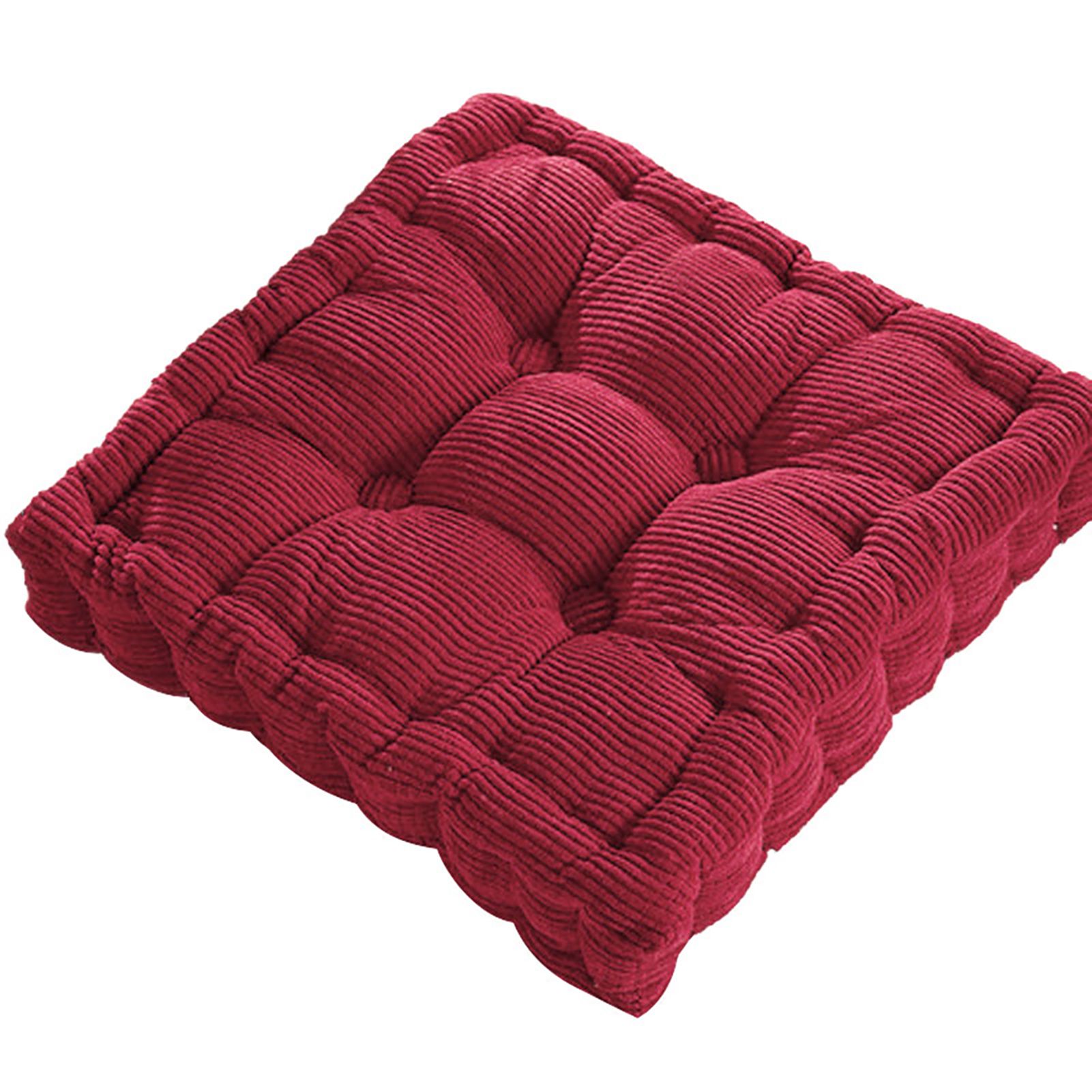 Cushion Pillow Thick Soft 40x40cm Chair Seat Room Tatami Mat for Home Decoration