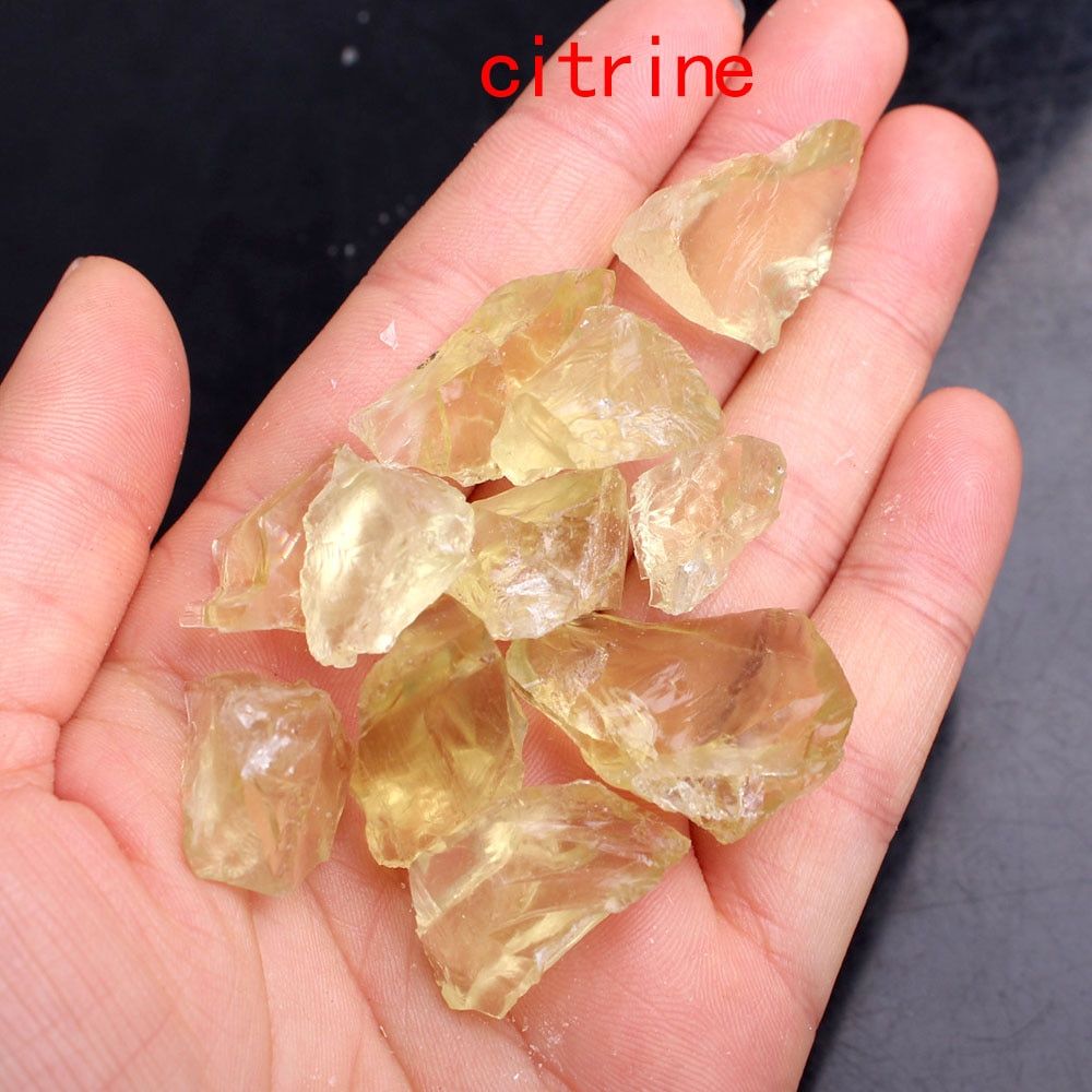 30/50/100g Colorful Natural Crystal Gravel Rough Stone Raw Gemstone Mineral Specimen Irregular Crystal Tank Decor Reiki Healing