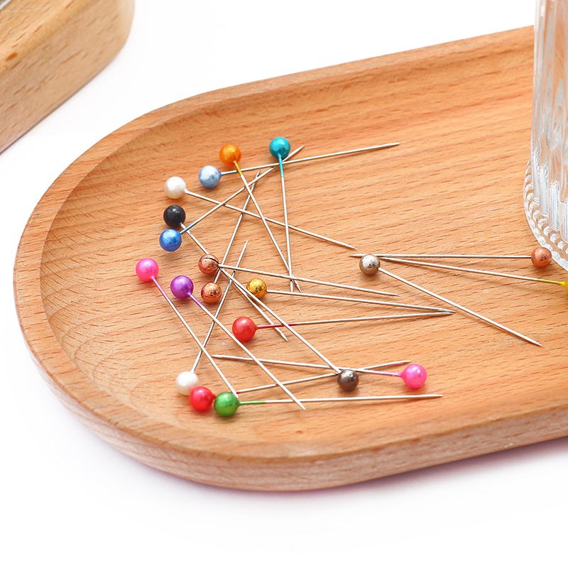 100pcs/bag Metal Pearlescent Needle Eye Needle Needle Needle Length 38mm DIY Jewelry Making Accessories