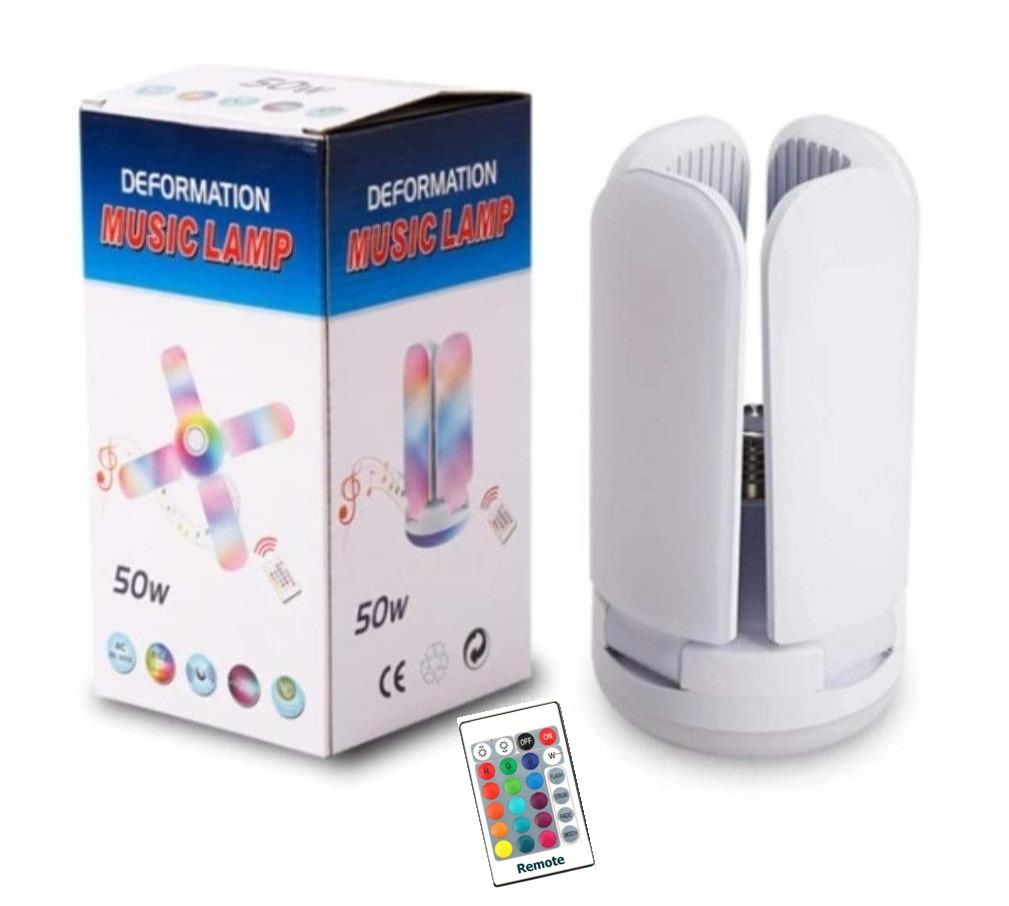 RGB Bluetooth Musica lampara 4 Leaves Light