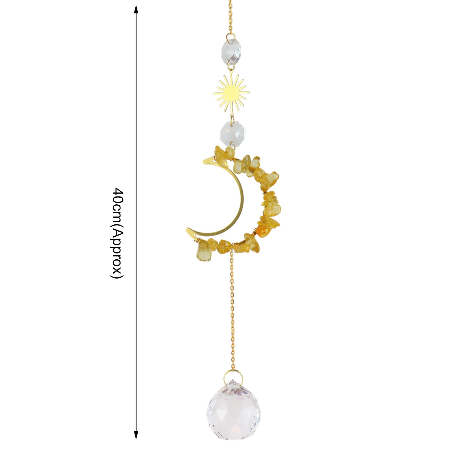 Windchimes Pendant Handmade Moon Design Rainbow Maker Pendant