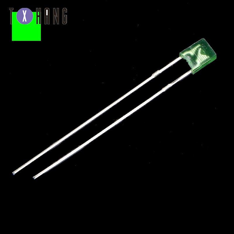 50PCS LED Diodes 2x3x4mm 2x5x7mm Green/Blue/Yellow/Red Diffused/Clear Colours Rectangle Square