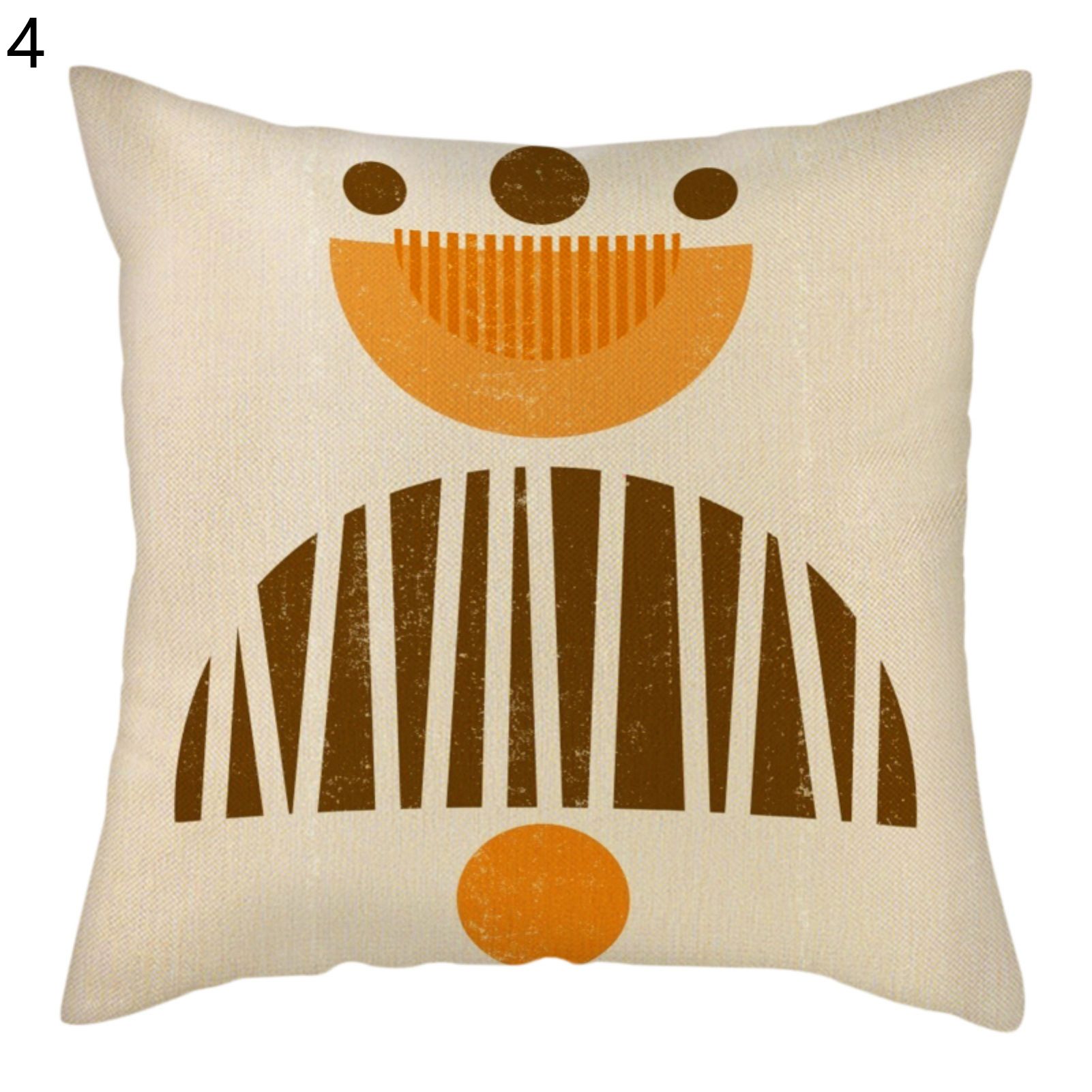 Cushion Case Shrink Resistant Abstrt Vintage Burlap low Case