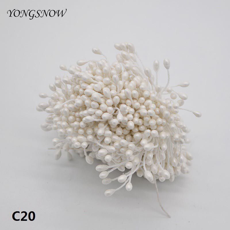 250Pcs m Mini Flower Stamens Artificial Stamen DIY Handmade Wreath Wedding Party Decoration Scrapbooking Crafts 8Z