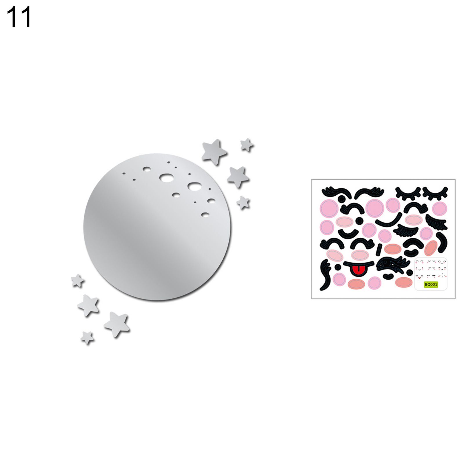 Wall Decals Creative Cartoon Style Exquisite Animalsrror Decal